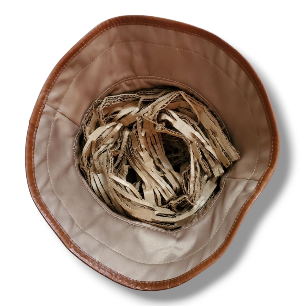 Coach Brown Signature Mini C Jacquard Monogram Bucket Hat Medim Large - Picture 9 of 13